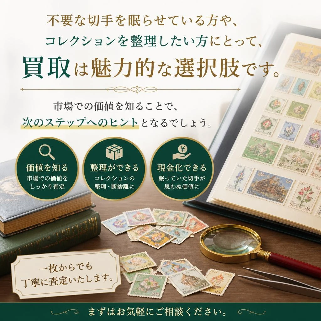 切手の買取を考える理由