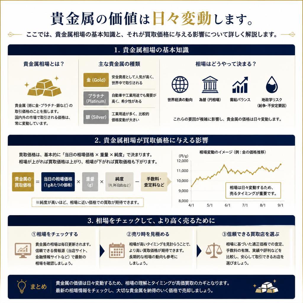 貴金属相場の変動とその影響