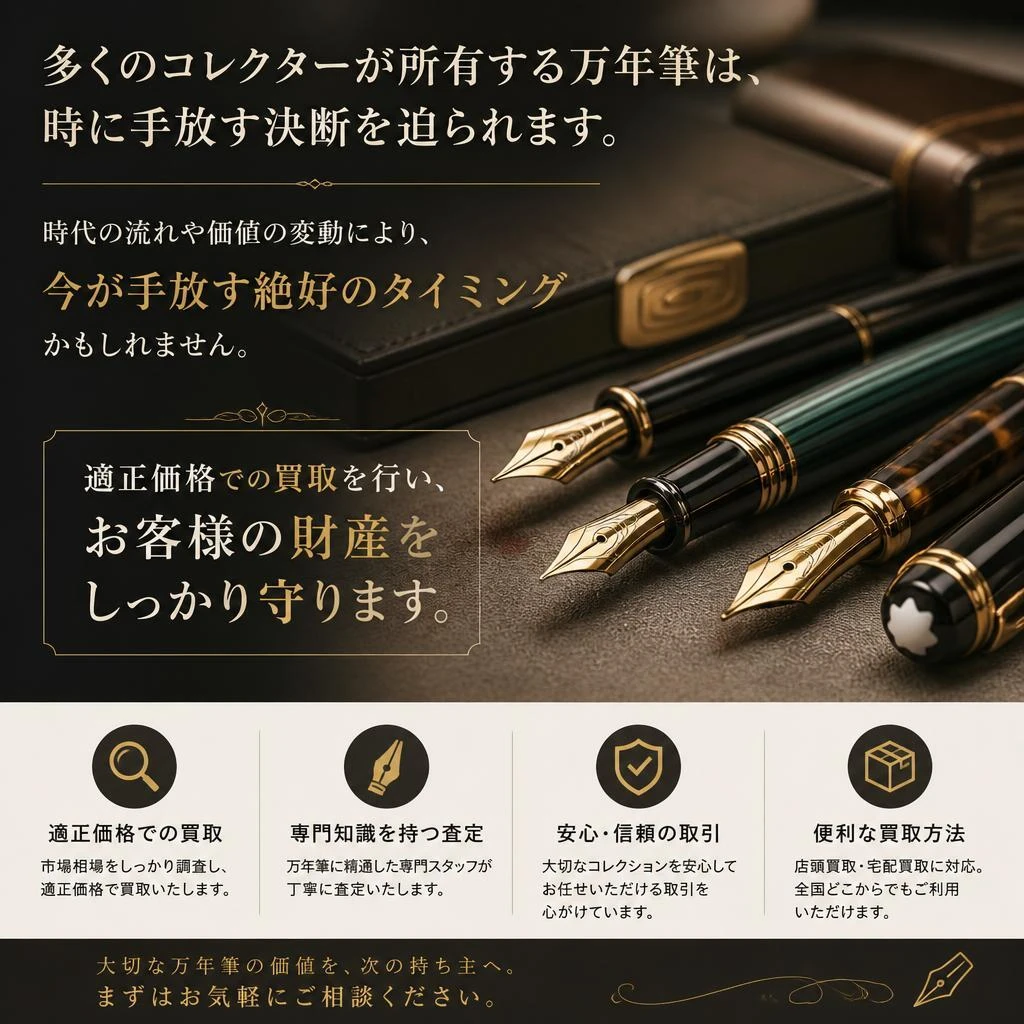 コレクター必見！価値ある万年筆を手放す理由